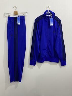 Adidas Originals Classics Firebird Tracksuit Lucid Blue Black Size M